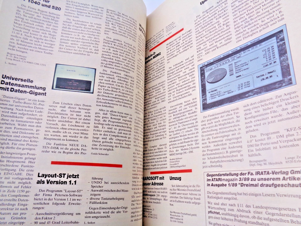 ATARI MAGAZIN ST + XL/XE AKTUELL - AUSGABE: 5/89 (RÄTZ - MAGAZIN) #1DE - Bild 3 von 4