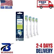 Philips Sonicare HX6064/65 W DiamondClean Brush Heads White 4 Pack New W/box
