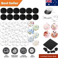 Creative 72-Piece Set: Glass Dome Magnets for DIY Refrigerator Crafts & Pendants