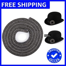Hat Size Reducer Tape - Durable Self-Adhesive Foam Strip Roll in Dark Grey