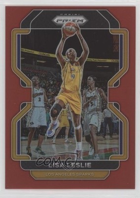 2022 Panini Prizm WNBA Red Prizm 138/199 Lisa Leslie #60 HOF 4g8