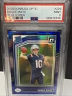 2024 Panini Donruss Optic - Rated Rookie Drake Maye #229 Blue Hyper Prizm (RC)