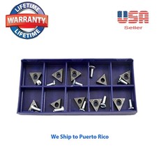 Cb7681 Positive Rake Carbide Brake Lathe Bit 0.15 Radius 10pk