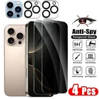Wholesale Privacy Tempered Glass Screen Protector for iPhone 17 16 15 14 Pro Max