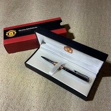 Manchester United Chrome Ballpoint Pen | Official Merchandise | Gift Boxed