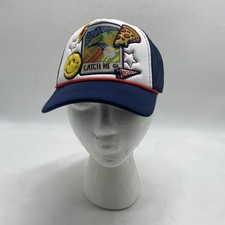 Catch Me At Top Golf Youth One Size Adjustable Mesh Snapback Hat Cap Trucker