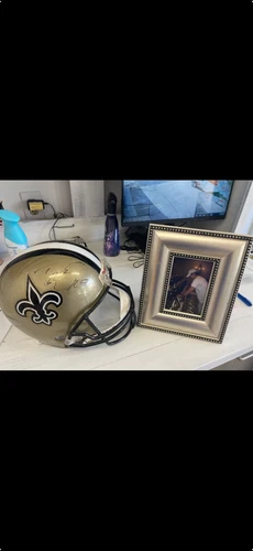 DREW BREES Signed Autographed Full Size New Orleans SAINTS Helmet JSA COA