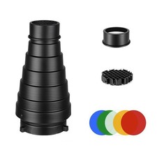 Montaggio Grande Flash Snoot Studio Fotografico Flash Accessori per  S3885