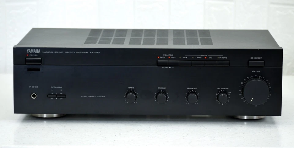 YAMAHA AX-380 Spitzenklasse Verstärker/Amplifier Top-Zust.! Serviced+1J.Garantie - Bild 3 von 4