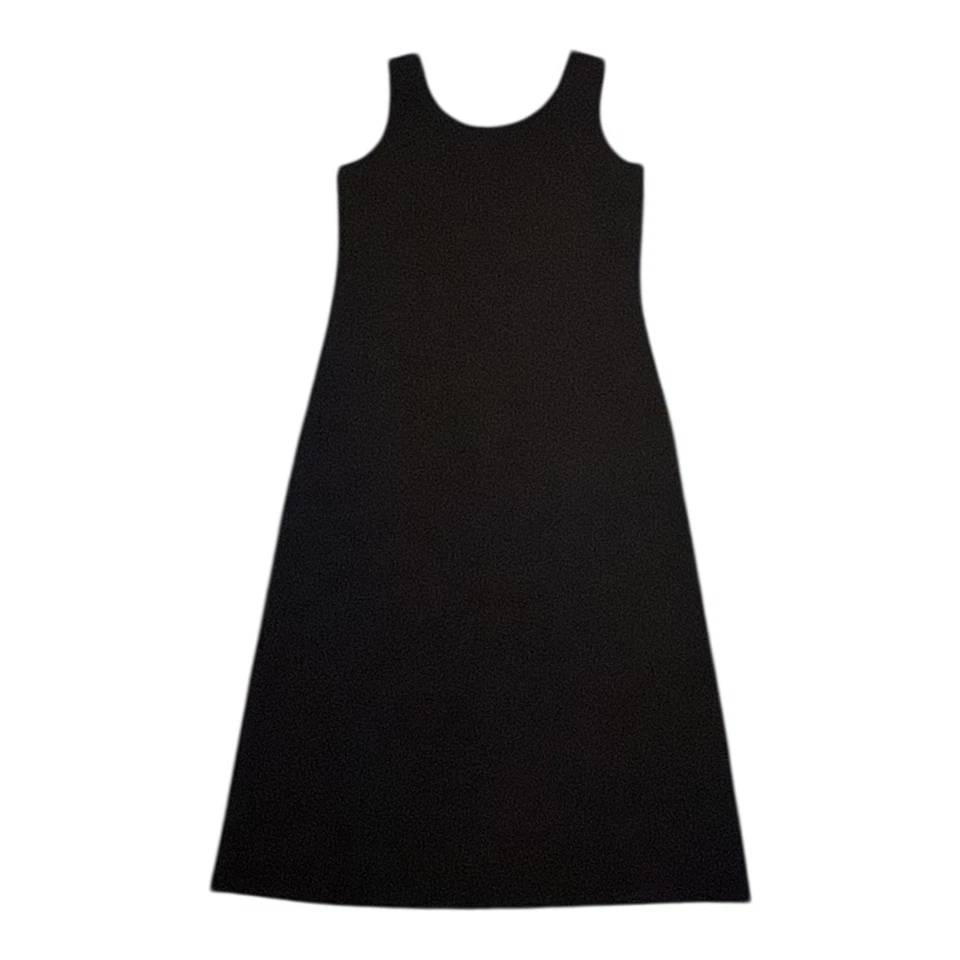 Exclusively Misook Vestido Vaina Sin Mangas Acrílico Slinky Negro Talla XL Viaje Foto 4 de 4
