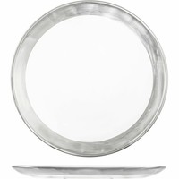 Eisch Teller Puro Glasteller Kuchenteller Dessertteller Glas Silber Ø 21 Cm