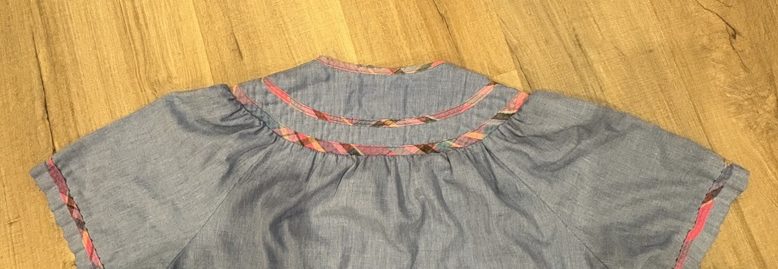 Vintage SMART TIME Button Down Lightweight Denim … - image 4