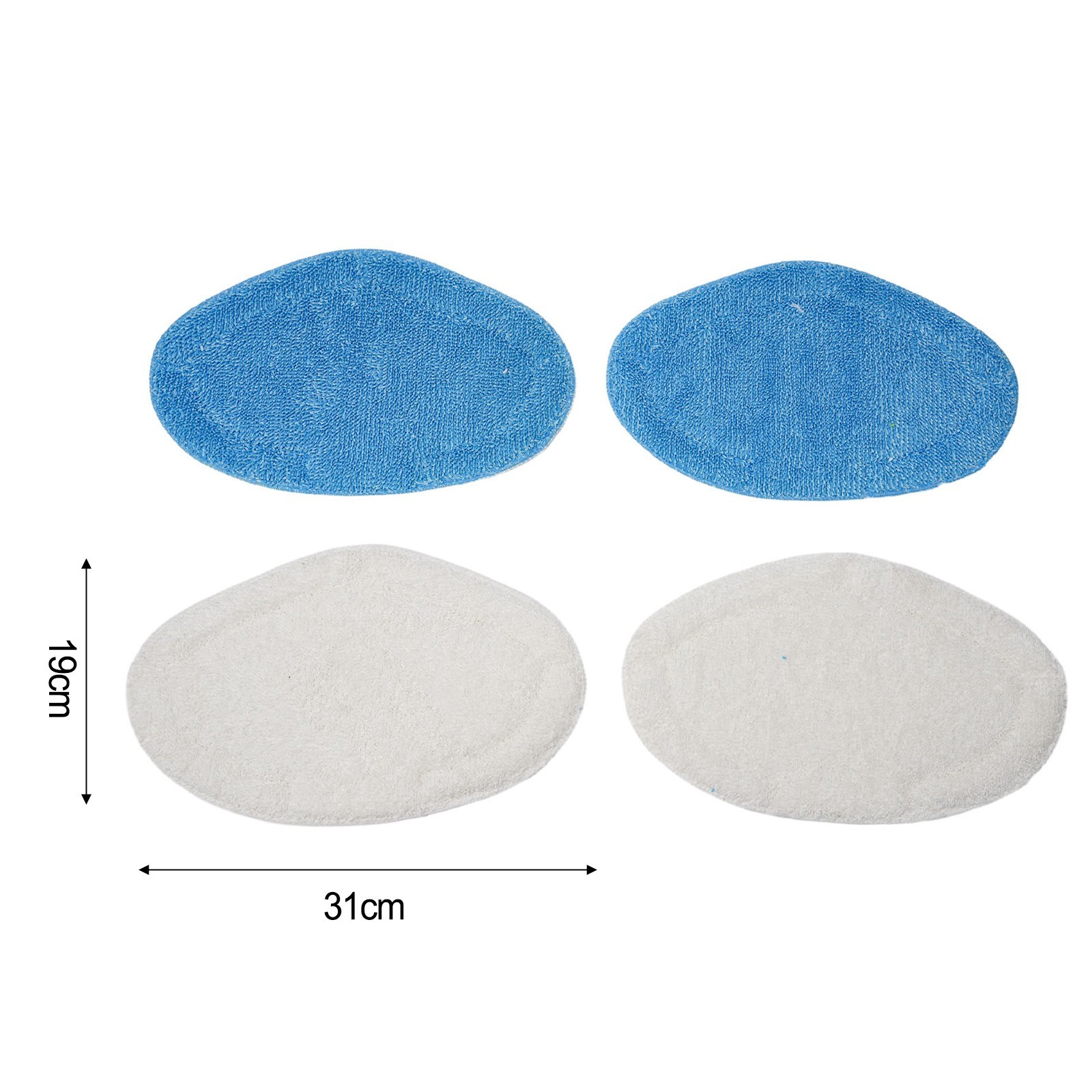Cleaning Pad Mop Pads Portable 4pcs Pack For Hoover Dual Steam Plus High Quality