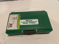 GREENLEE RS 232, 25-Pin D-Subminiature Panel Punch - Made in U.S.A.