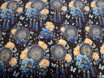 Sommersweat French Terry Traumfänger 50cm x 180cm breit NEU