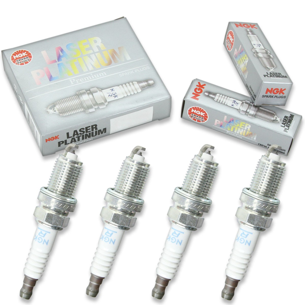 4 pcs NGK Laser Platinum Spark Plugs for 2003 Isuzu Rodeo Sport 2.2L L4 - cw