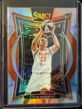 2025 Panini WNBA Select Basketball Rayah Marshall 26 Concourse Silver Prizm (RC)