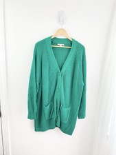 Woman Within 2X Green Knit Cardigan Sweater Women  s Plus 26/28