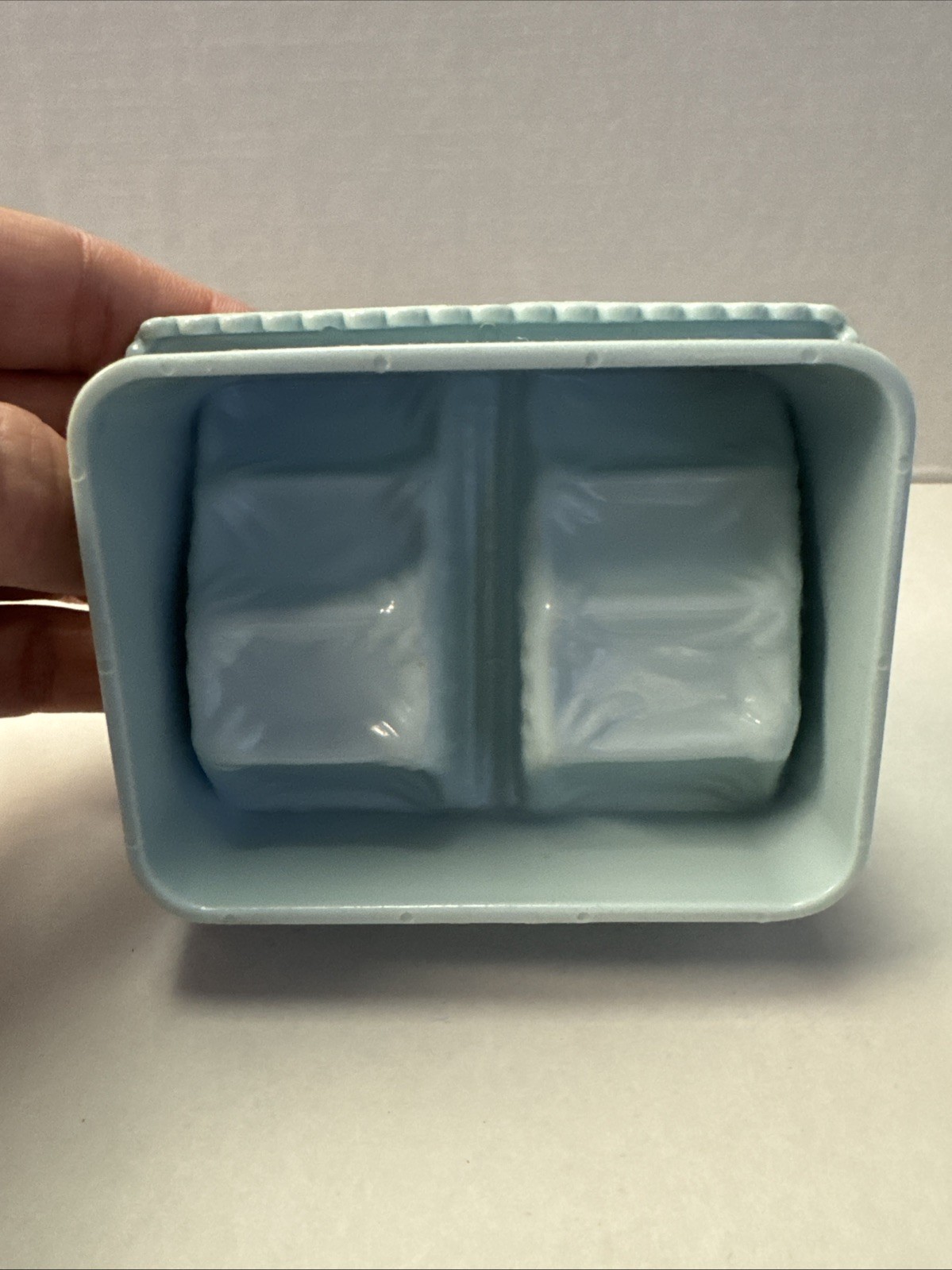 Playskool Dollhouse Blue Baby Bed Stroller Insert Carrier Twin Bassinet