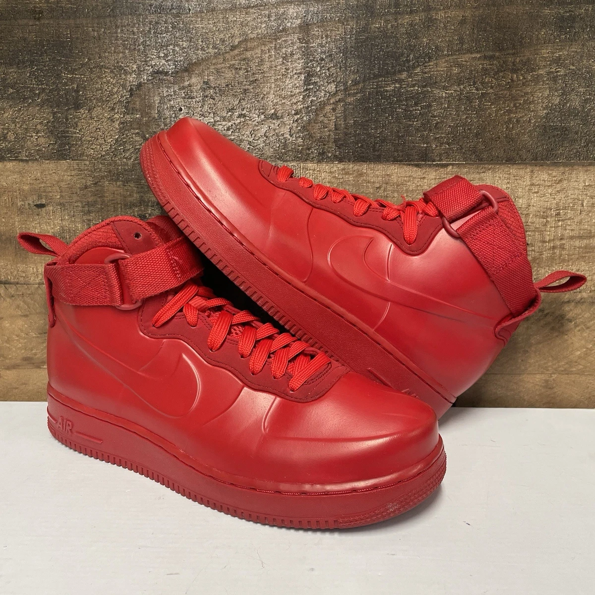 Nike Air Force 1 Foamposite Red 2018 for Sale | Authenticity
