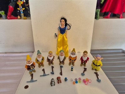 Disney Prinzessin Schneewittchen & sieben Zwerge Puppe Figur Set Konvolut, Simba, Grumpy