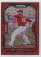 2021 Panini Prizm Tier III Red Wave Prizm 90/99 Jack Flaherty #230 0q3