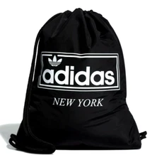 NEW ADIDAS ORIGINALS TREFOIL NEW YORK CITY NYC DRAWSTRING SACK PACK BAG  #EW3909