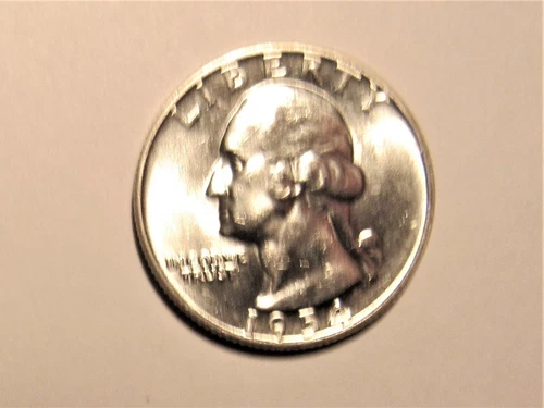 * 1954-D *  GEM BU  WASHINGTON QUARTER * FRESH FROM ORIGINAL ROLL *