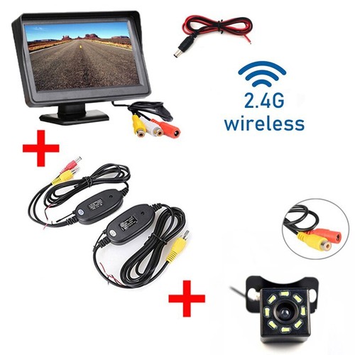 New 2.4GWireless Video Transmitter Receiver Kit for Car Rear View Camera&Monitor - Picture 12 of 35