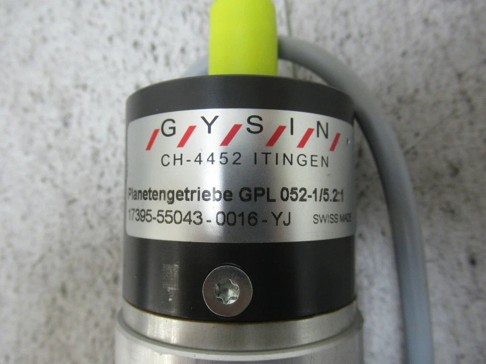 Permanetmagnet Dc Moteur 614.25.0.25 Transmission Gysin GPL052-1/5.2 : 1unused - Photo 2/4