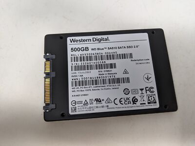 Western Digital 500GB WD Blue SA510 SATA Internal Solid State