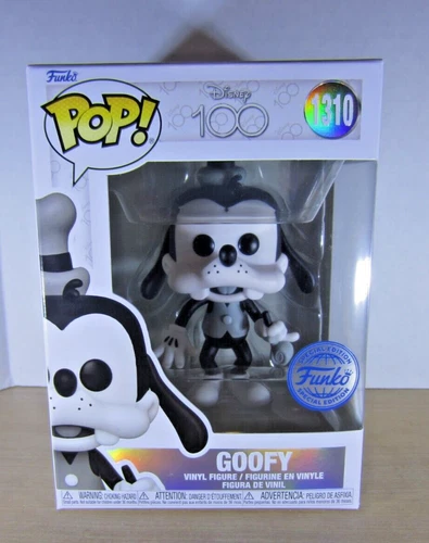 Funko Pop! Disney 100 Black & White Goofy Funko Special With Protector 1310