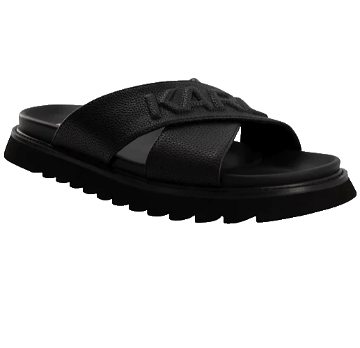 Sandales Karl Lagerfeld Noires – Lanières – Taille UK 8 / EU 41 / US 10 – Très Bon état