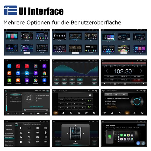 Autoradio Android 13 Carplay GPS NAVI +Kamera Für VW GOLF 5 6 Touran Passat Polo - Bild 6 von 14