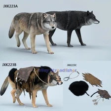 JXK 1/6 Common Gray Wolf Model Animal Figure Collection Decor Toy IN STOCK