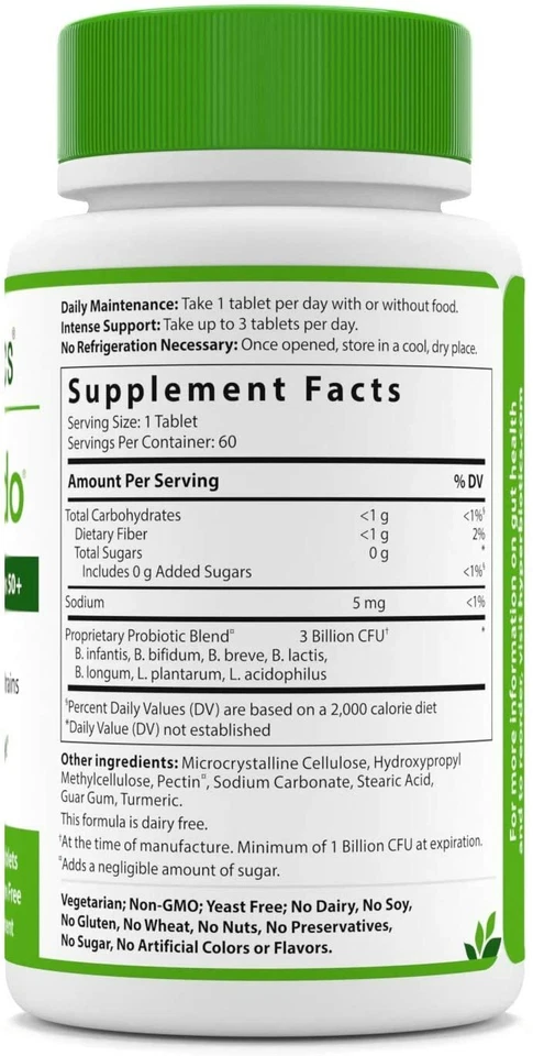 Soporte probiótico Hyperbiotics PRO-Bifido para edades 50+ -- 60 pestañas Foto 3 de 4