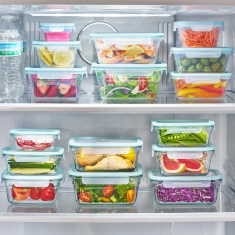 Member's Mark 24-Piece Glass Food Storage Set By Glasslock - Image 4 of 4