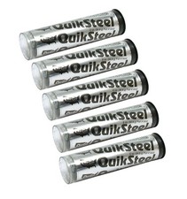 5 x Cargo Quiksteel Quicksteel Steel Reinforced Epoxy Putty Metal Repair Weld