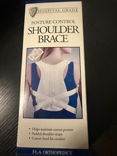 FLA Orthopedics Posture Control Shoulder Brace-White Model 16-420