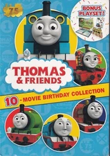 Thomas & Friends: 10-Movie Birthday Collection + Playset  75th Anniversary  [X3]