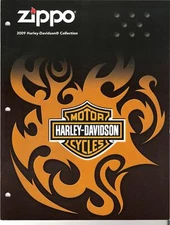 2009 Zippo Catalog - Harley Davidson Collection - RARE