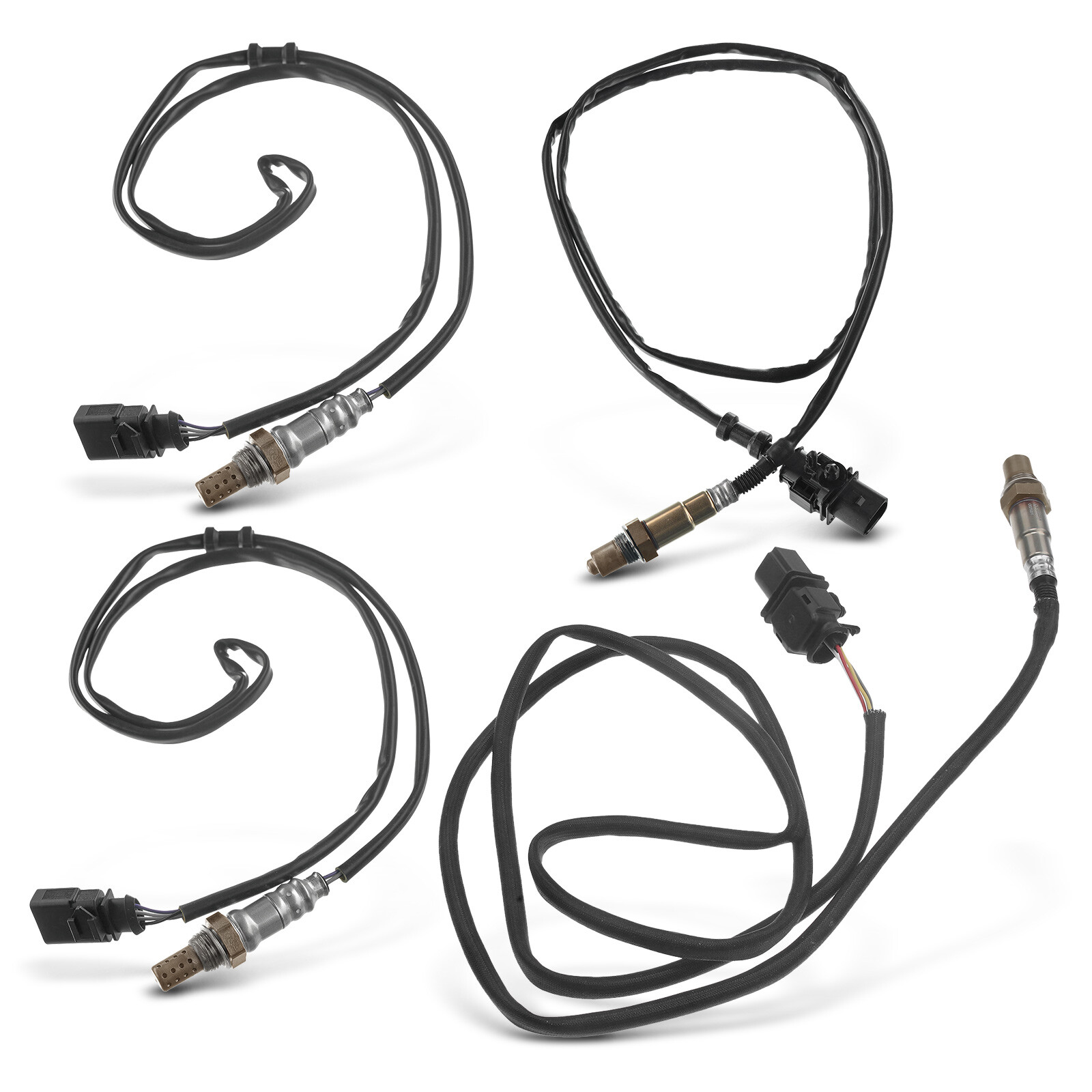 4x Upstream & Downstream O2 Oxygen Sensors for Audi R8 2008-2012 2014-2015 4.2L