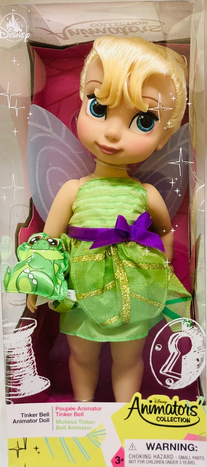 NIB Disney Animators' Collection Peter Pan - Tinker Bell Tin