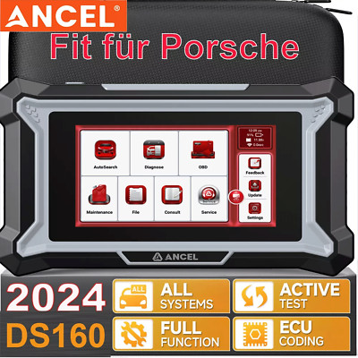 ANCEL DS160 KFZ OBD2 Scanner Diagnosegerät Alle System Bidirectional für Porsche