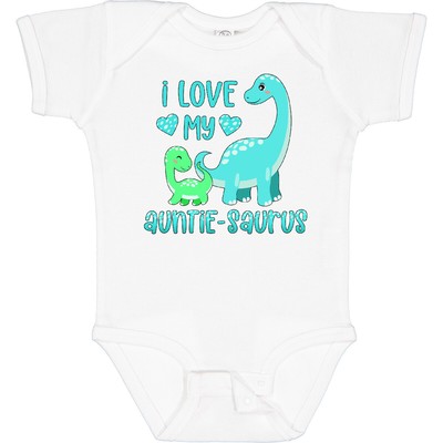 Inktastic I Love My Auntie-saurus Cute Brontosaurus Family Baby Bodysuit Aunt