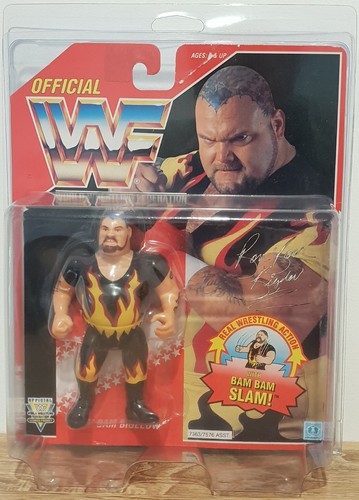 WWF Hasbro Bam Bam Bigelow Wrestling Figure MOC Se...