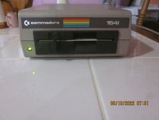 Vintage Commodore Disk Drive 1541 with Original Cord Power On NOT TESTED Parts o