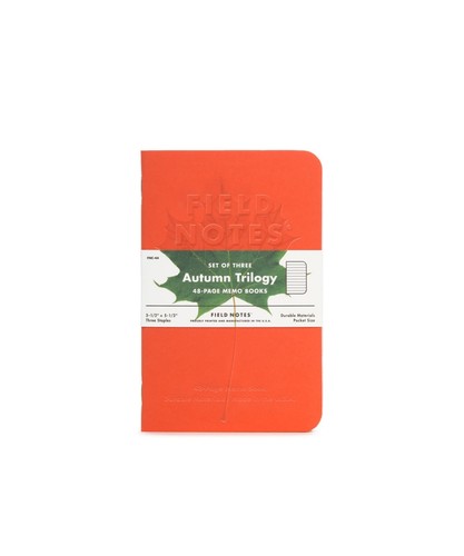 Field Notes AUTUMN TRILOGY FNC-44 OUT OF PRINT -- SEALED RARE | eBay