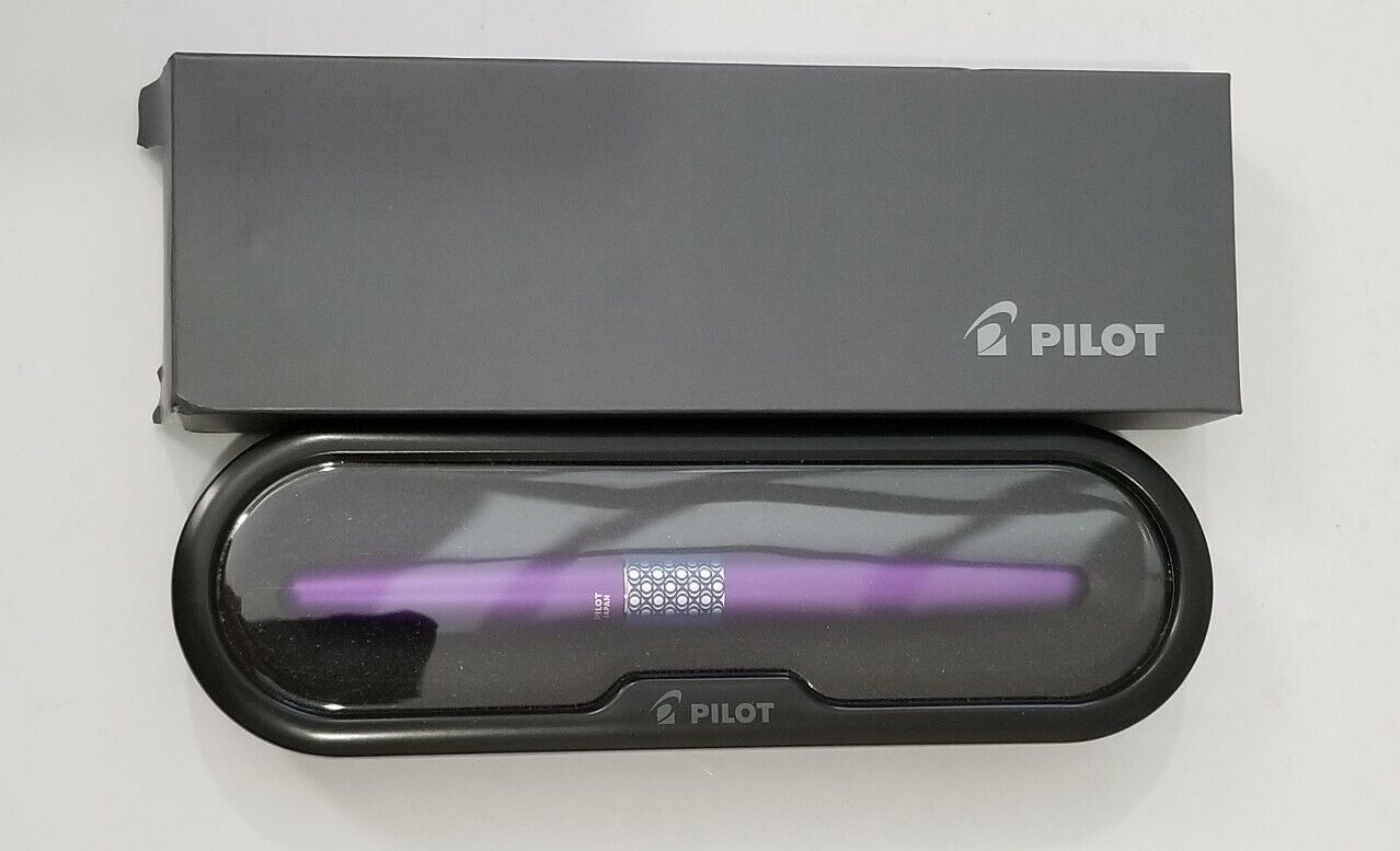 PILOT. Retro Pop Collection Gel Ink Pen, PURPLE Pen, BLACK INK, FINE (PIL 91404)