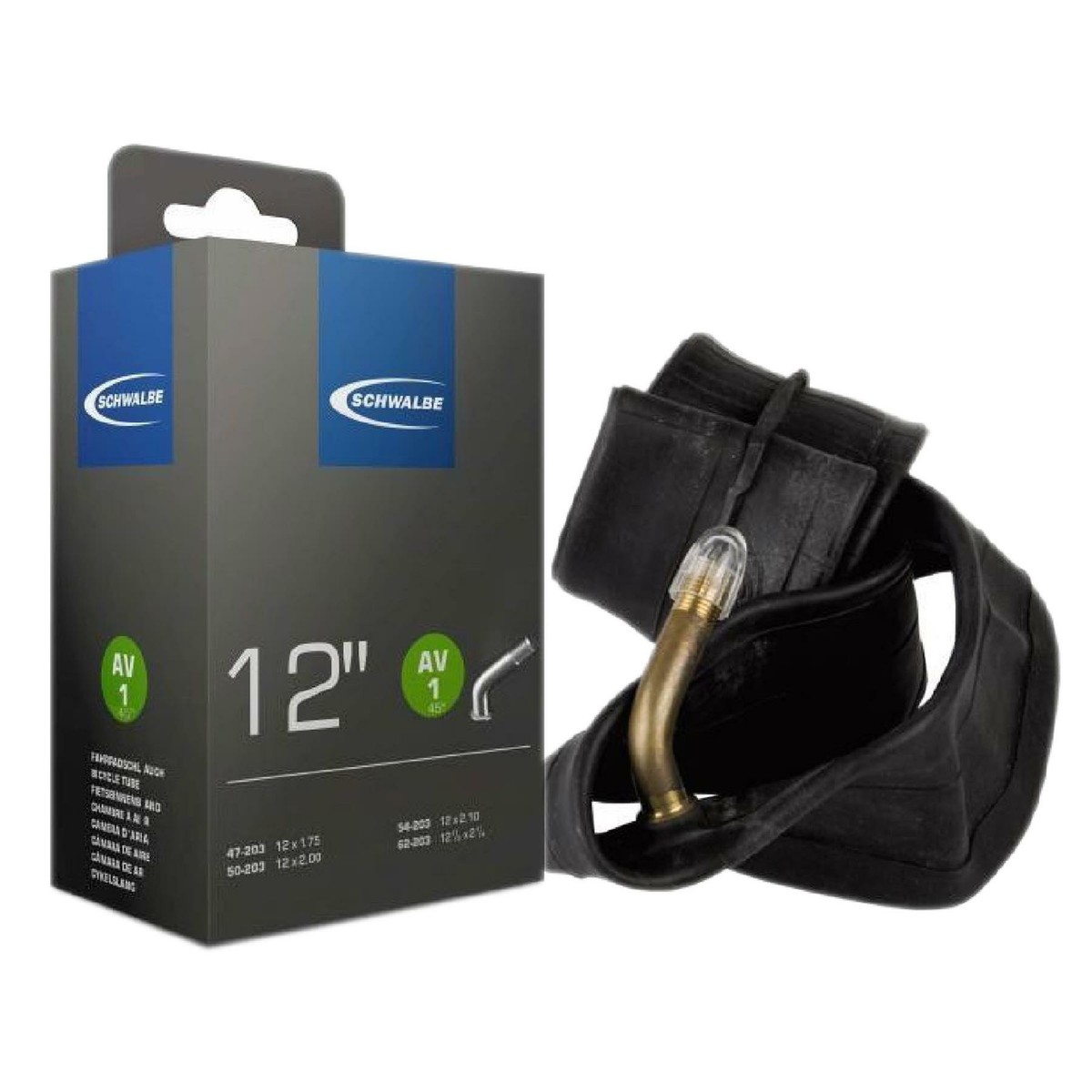 Schwalbe 2 X PREMIUM QUALITY Inner Tubes - 12" / 12 ½" X 1.75/2 ¼ - View #2